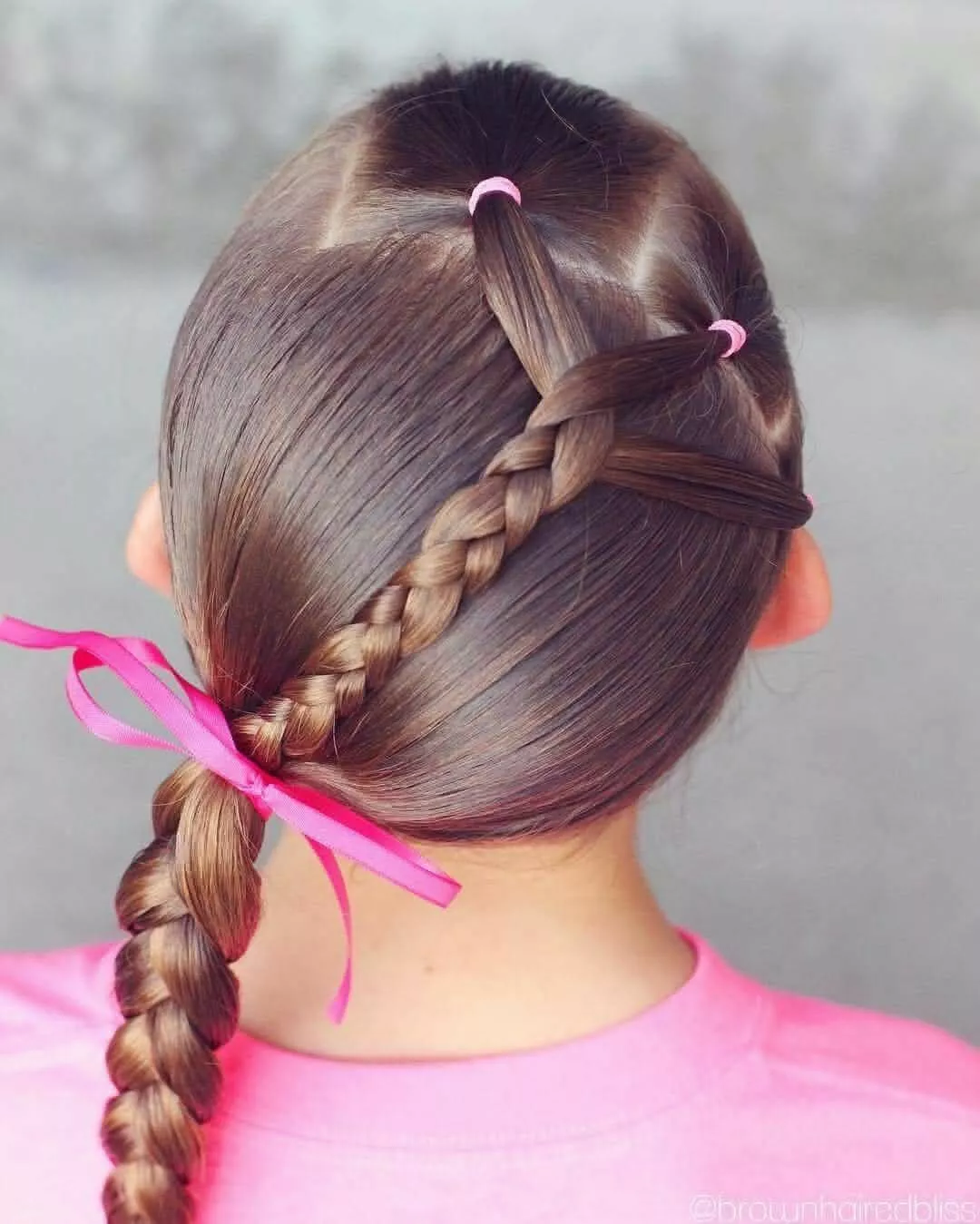 Confira ideia de penteado infantil com trança | Ponto da Mulher