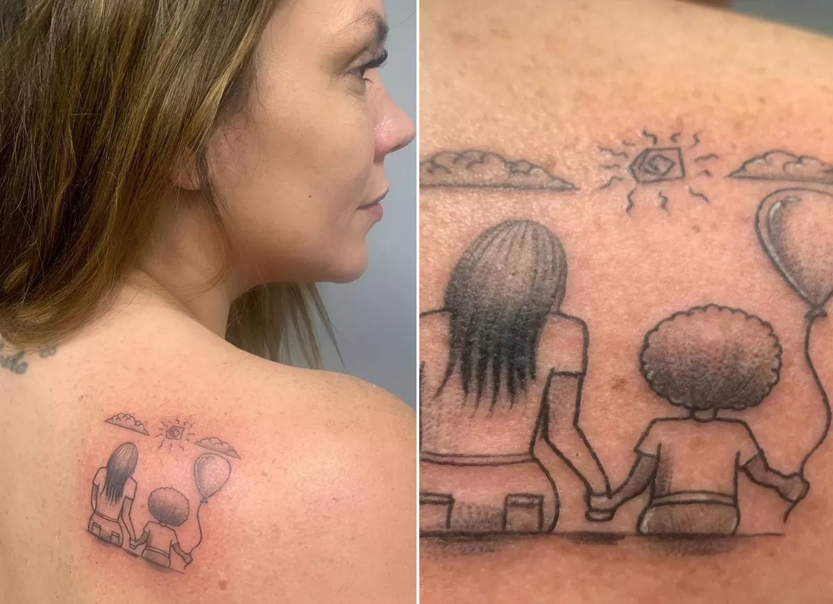 tatuagem mãe e filha
