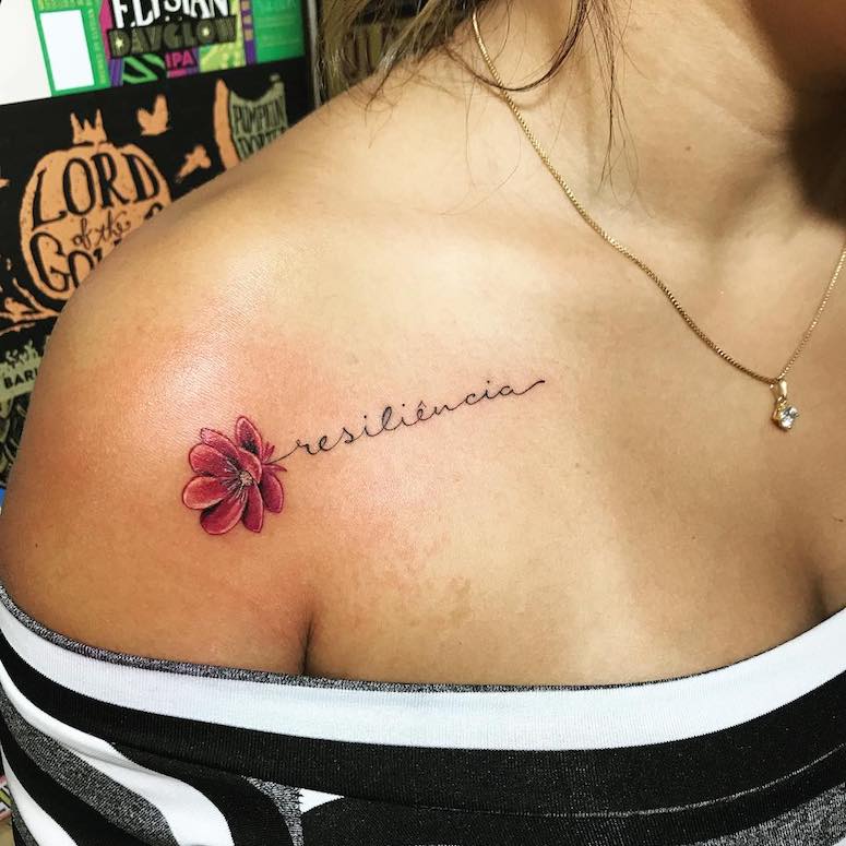 tatuagens no ombro femininas