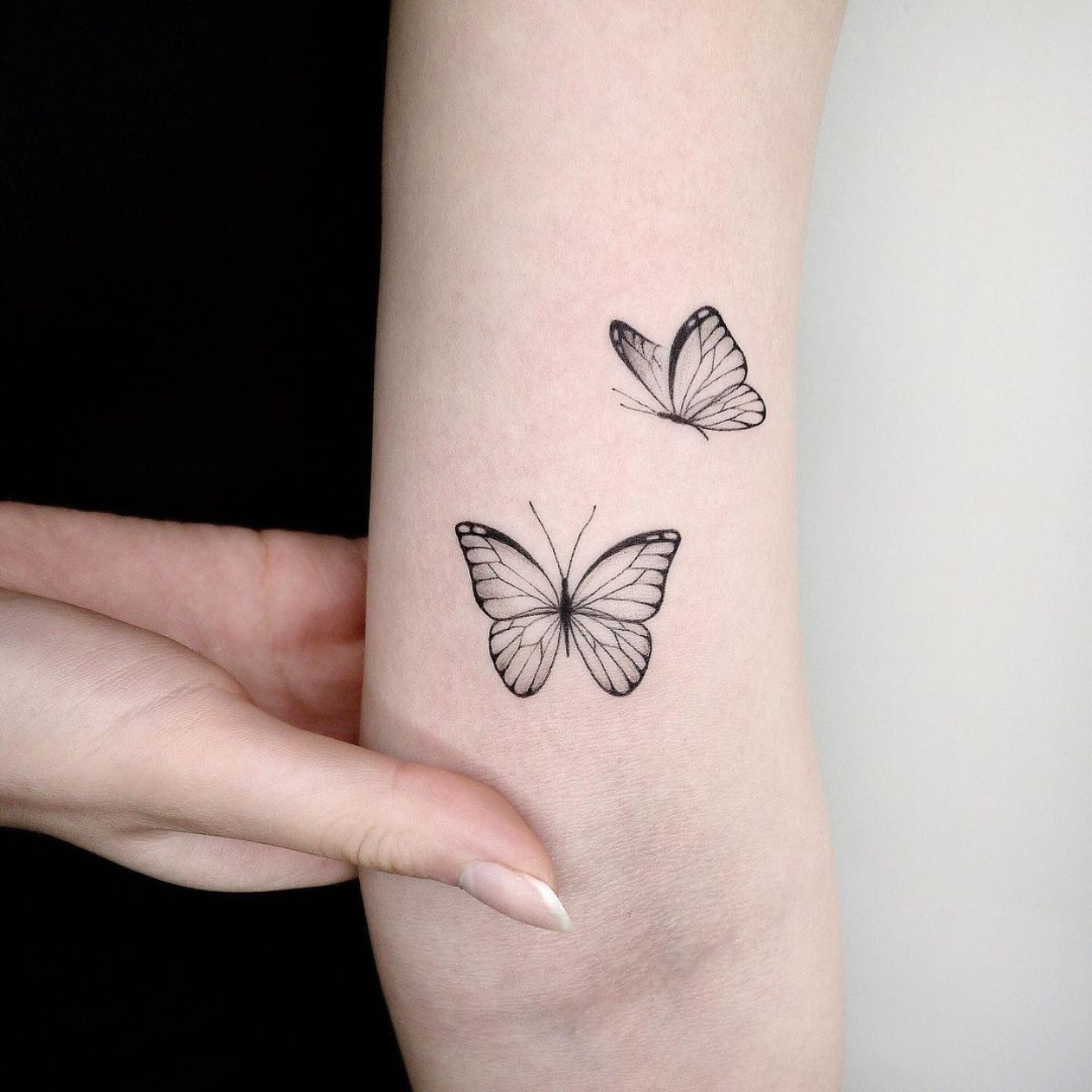 Ideias de tatuagens borboletas delicadas