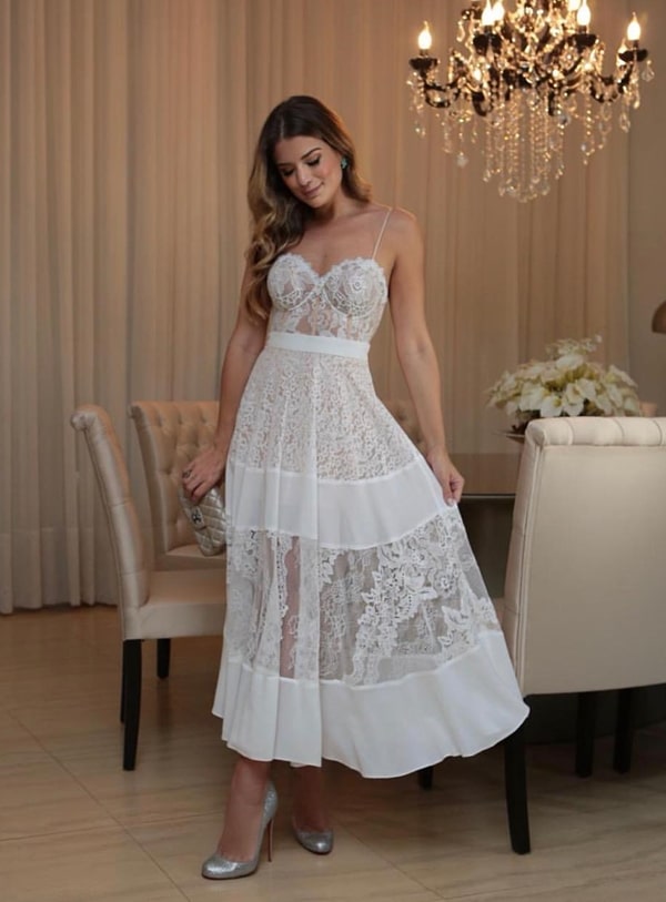 vestido de noiva civil